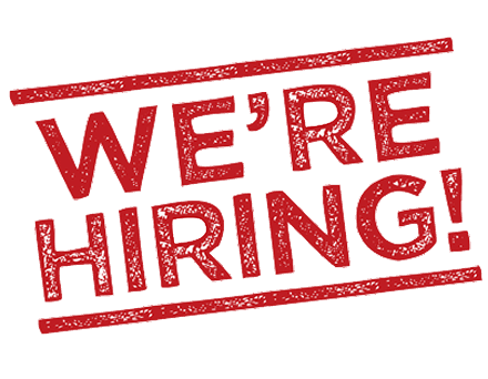 We're hiring!